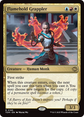 Lutadora Guarda-chama / Flamehold Grappler - Magic: The Gathering - MoxLand
